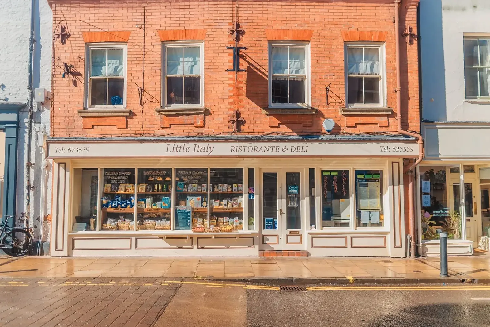 Exterior of Little Italy Ristorante & Deli on Goodramgate in York